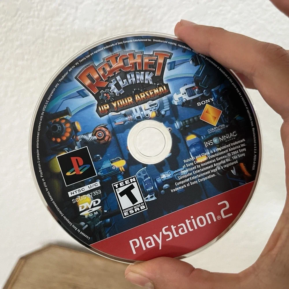 Ratchet and Clank Up Your Arsenal PS2 CIB Sony PlayStation 2 Complete Manual
